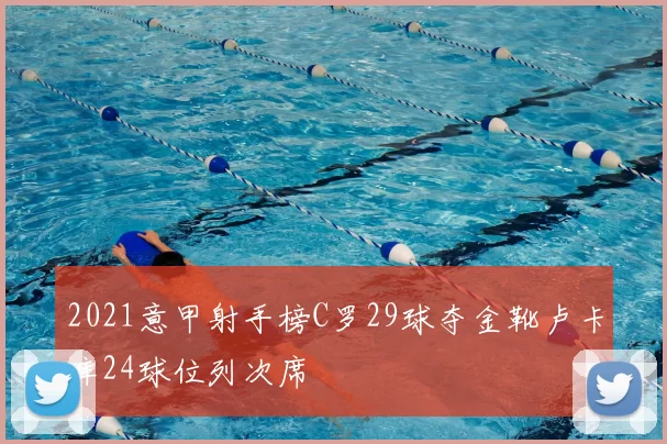 2021意甲射手榜C罗29球夺金靴卢卡库24球位列次席